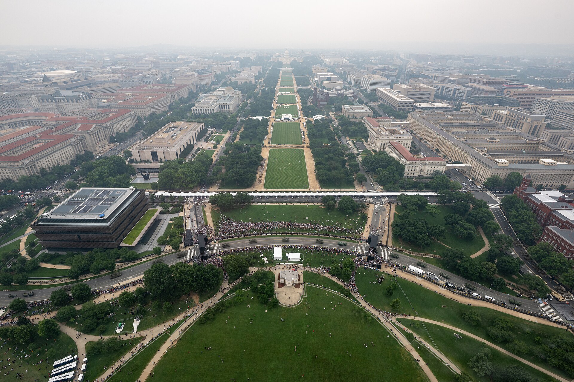 The 250th Anniversary of the U.S. Army Grand Parade and Celebration takes place in Washington, D.C., Saturday, June 14, 2025. (Official White House Photo by Molly Riley)