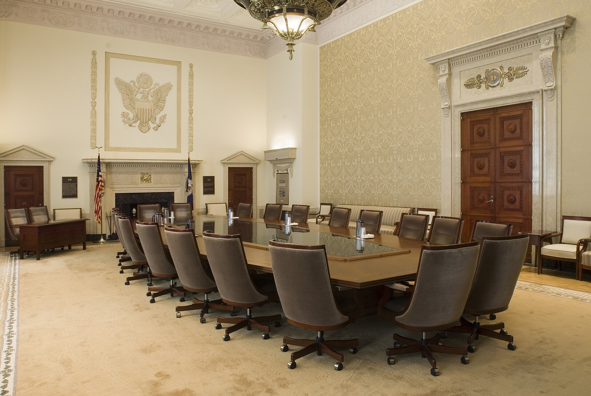 Interior of the Board room.